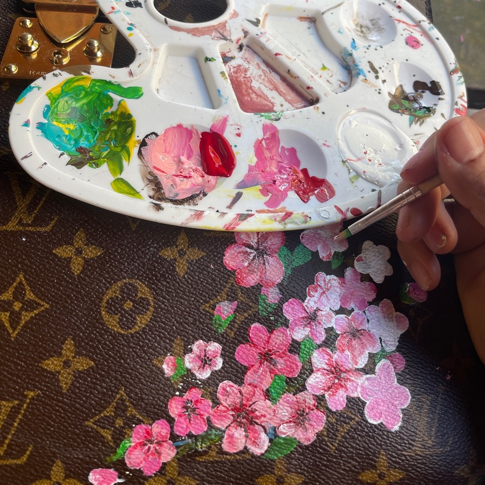 🌸Just share my custom hand painted 💖
